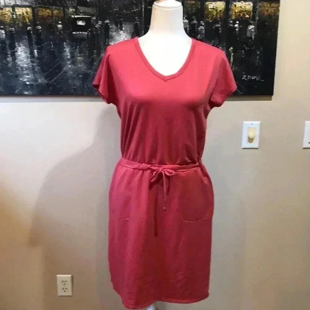 32 Degrees Cool Ladies' Soft Lux Tank Dress Size XS Casual Summer with Pockets